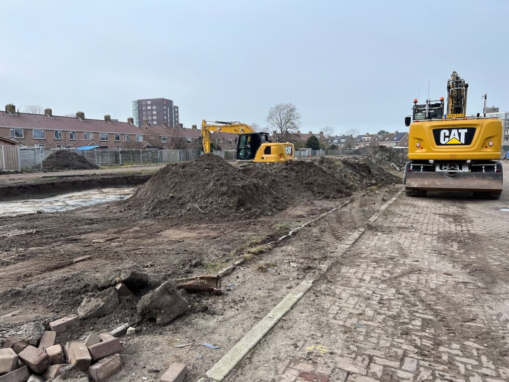Bouwplaats nieuwbouw Balistraat